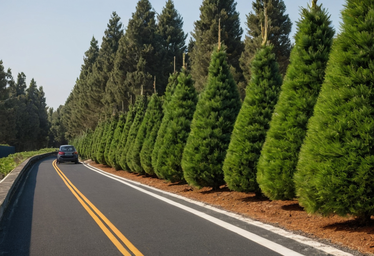 Car-free Al Marjan Island guide visual for Species choice changes how risky an early farm visit is for real trees for Christmas
