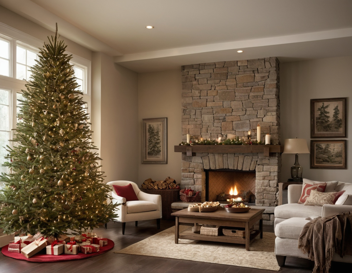 Frequently asked questions about Christmas tree species shown in a luxury residential interior